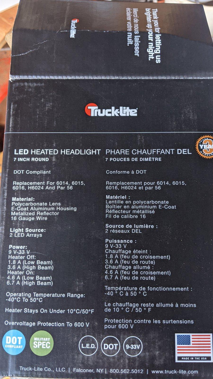 Jeep Gladiator Truck Lite LED headlights heated PXL_20201023_200447207