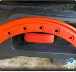 Jeep Gladiator Mopar Simulated Beadlock (77072466AB), 35s, no lift color match shad
