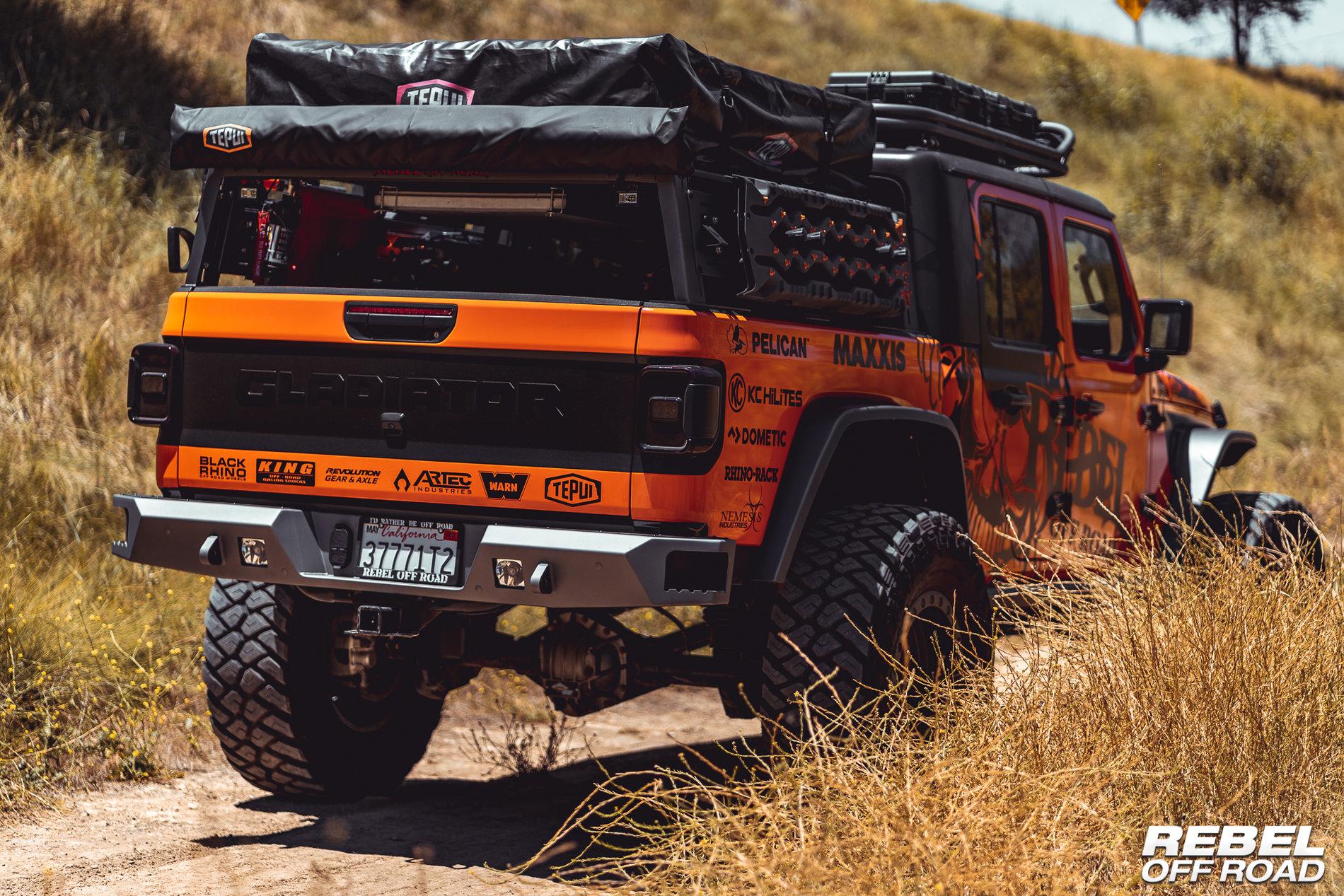 Jeep Gladiator Summit Series Rear Bumper For Jeep Gladiator - Rebel Off Road RebelOffRoad-09578