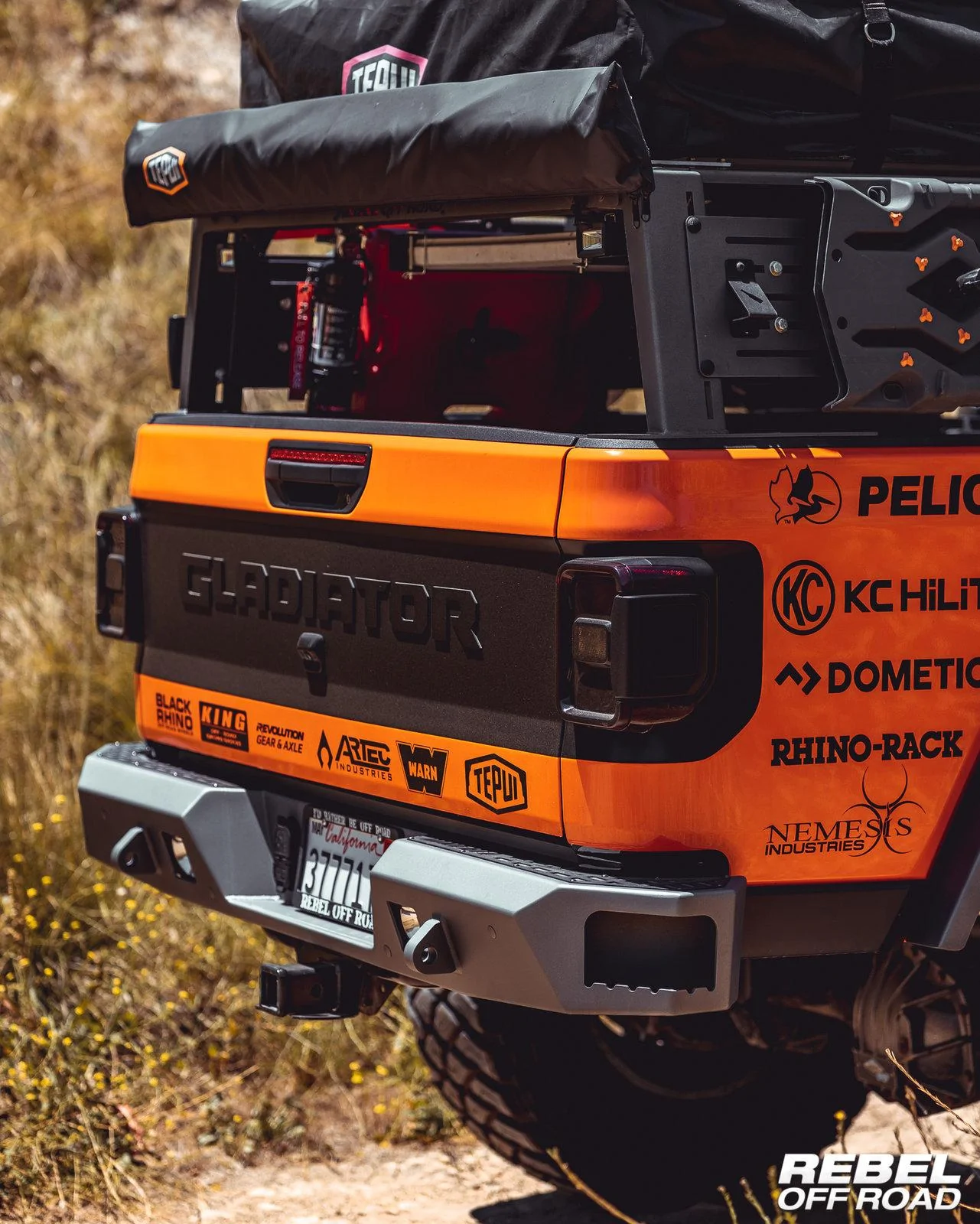 Jeep Gladiator Summit Series Rear Bumper For Jeep Gladiator - Rebel Off Road RebelOffRoad-09614 (1)