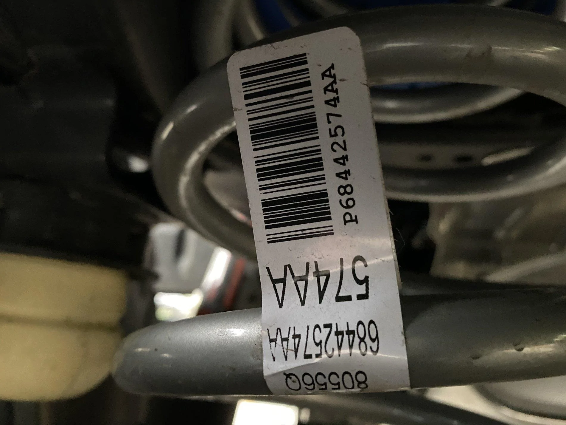 Jeep Gladiator Coil spring part numbers F06C6047-987E-490A-AE62-4F4C40C7B159