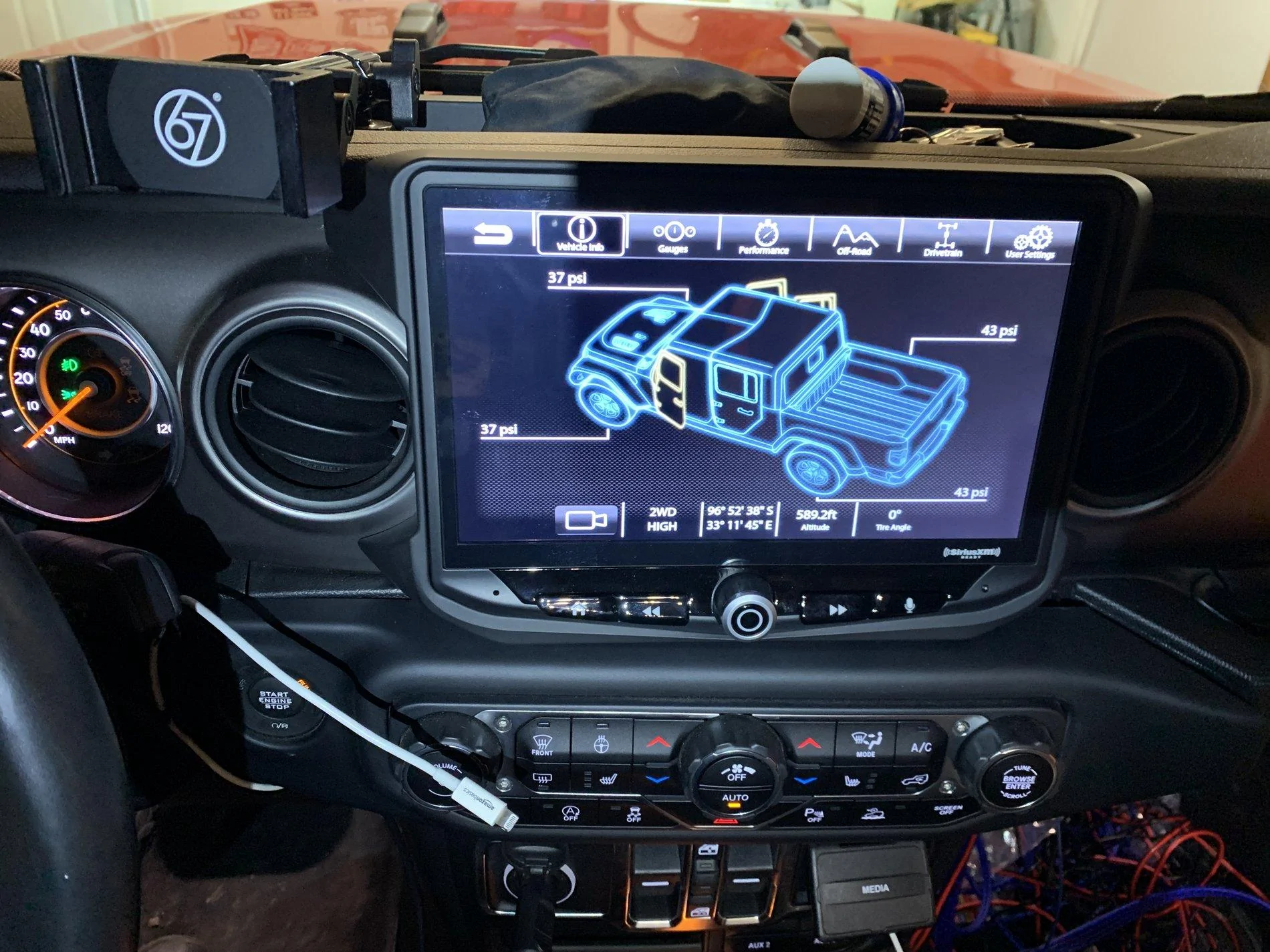 Jeep Gladiator Stinger Off Road 10” Radio Replacement IMG-3798