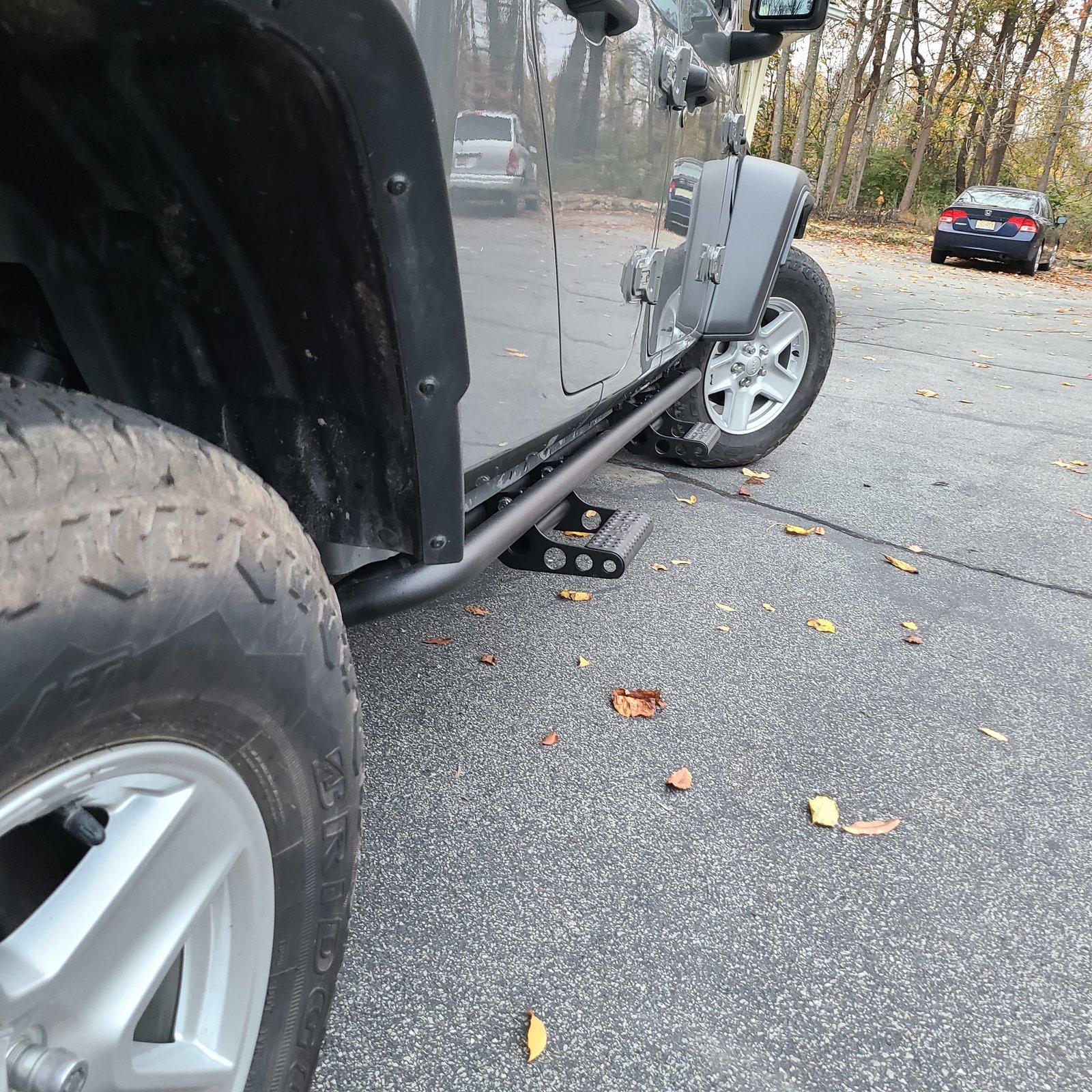 Jeep Gladiator Does anyone has N-FAB RKR ROCK RAILS on? If so can you post pictures 20201027_175358