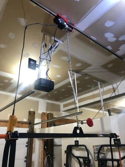Jeep Gladiator My door and top storage DIY solutions.... cart and hoist. 2