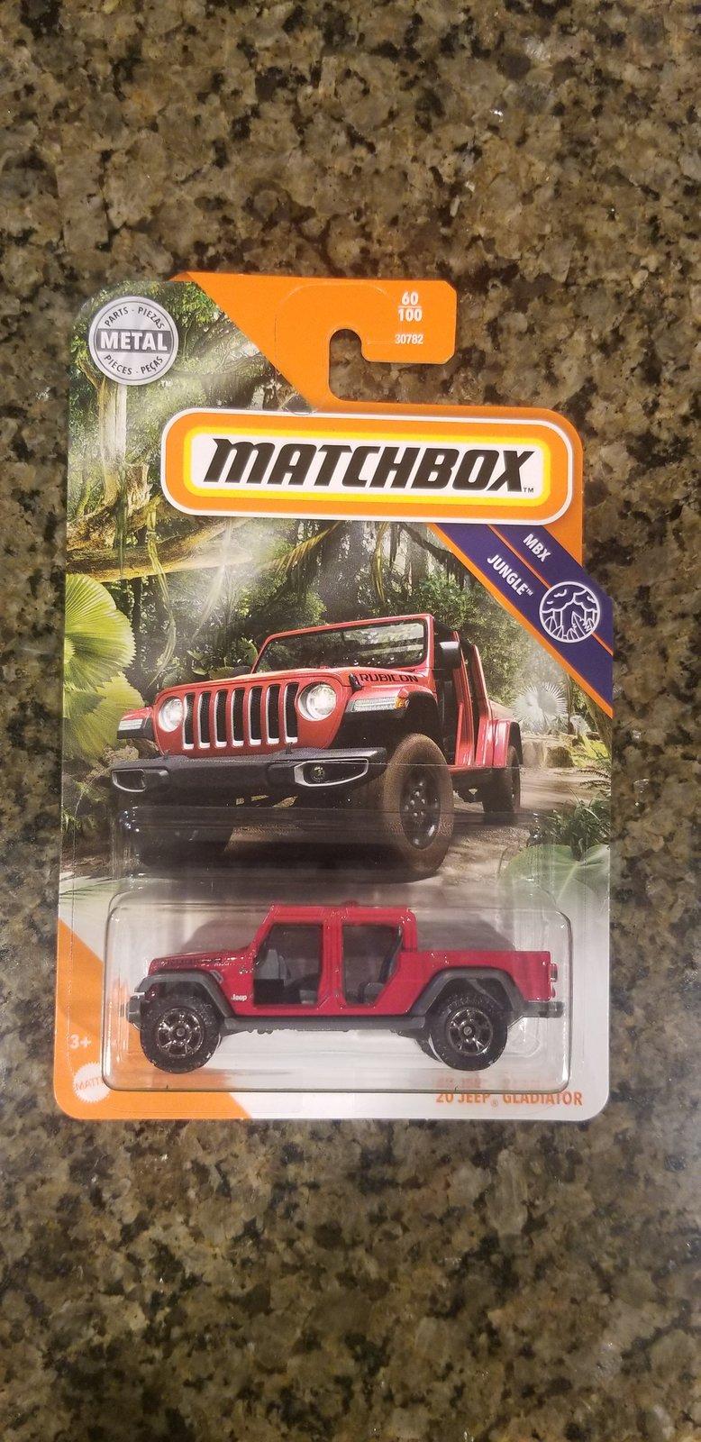 Jeep Gladiator New Jeep Gladiator Diecast - Matchbox - Roofless and doorless! 20201029_184800