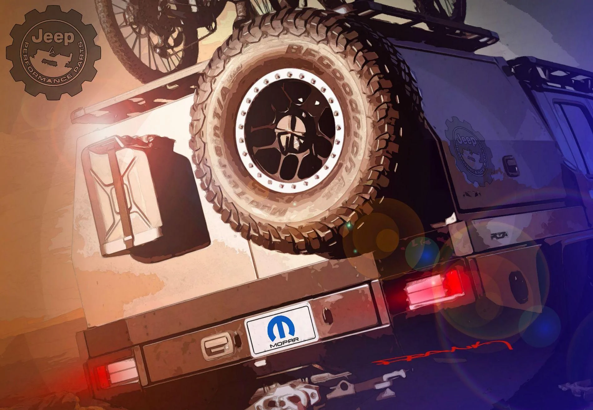 Jeep Gladiator Anyone covert over to a flatbed yet? Mopar-Jeep-concept-teaser-SEMA360