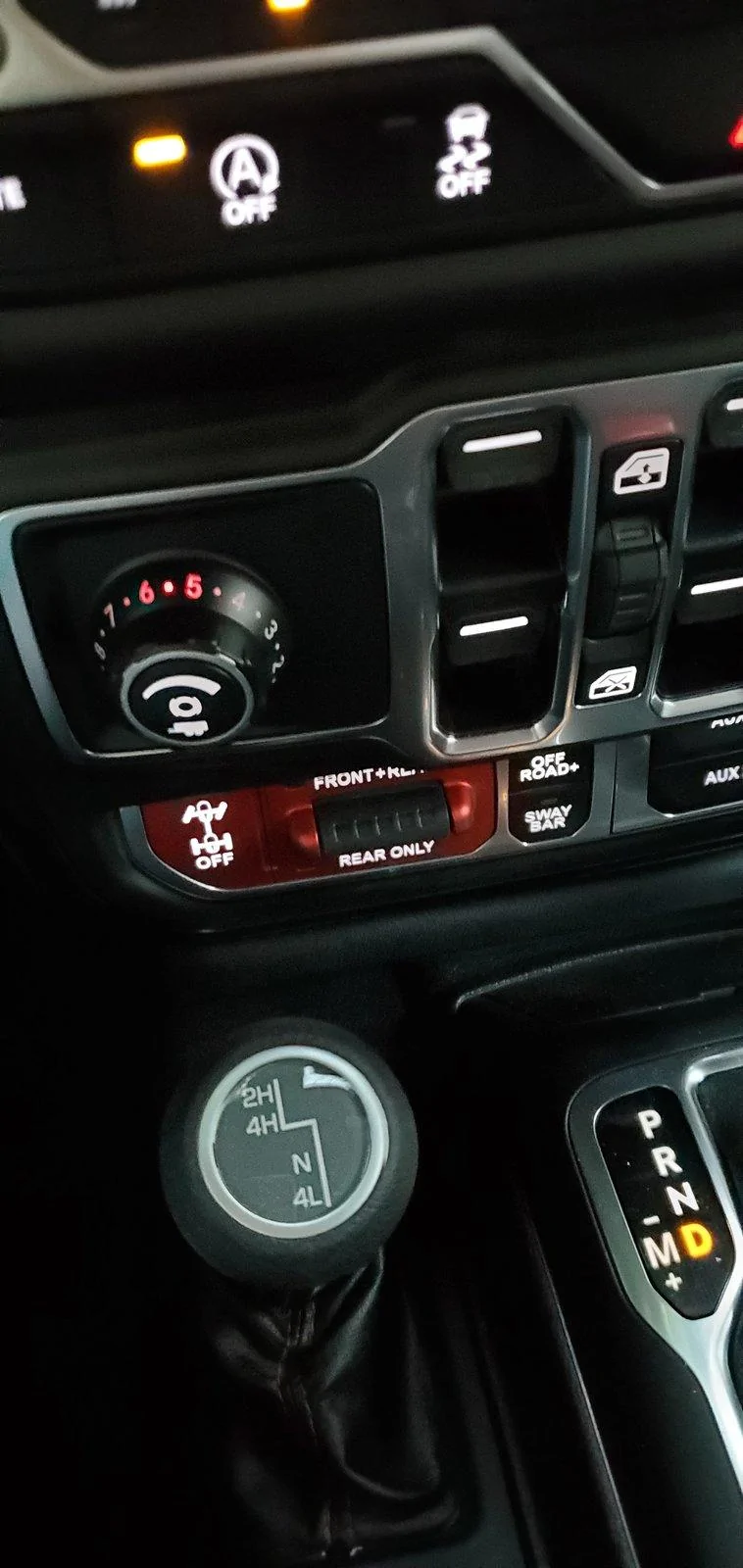Jeep Gladiator Installed the oem brake controller 20201030_175558