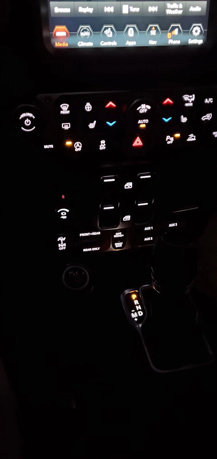Jeep Gladiator Installed the oem brake controller 20201030_184245