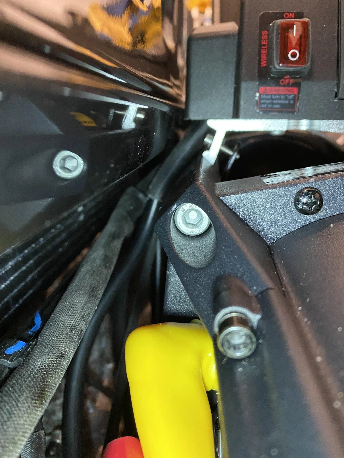 Jeep Gladiator Smittybilt X20 12k winch control box bracket mod for center placement in a RR Arcus bumper 139E9B03-9D23-4477-93B0-542BBF7C4105