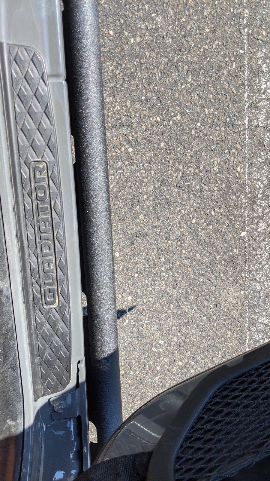 Jeep Gladiator Rock sliders installed PXL_20201031_184811804