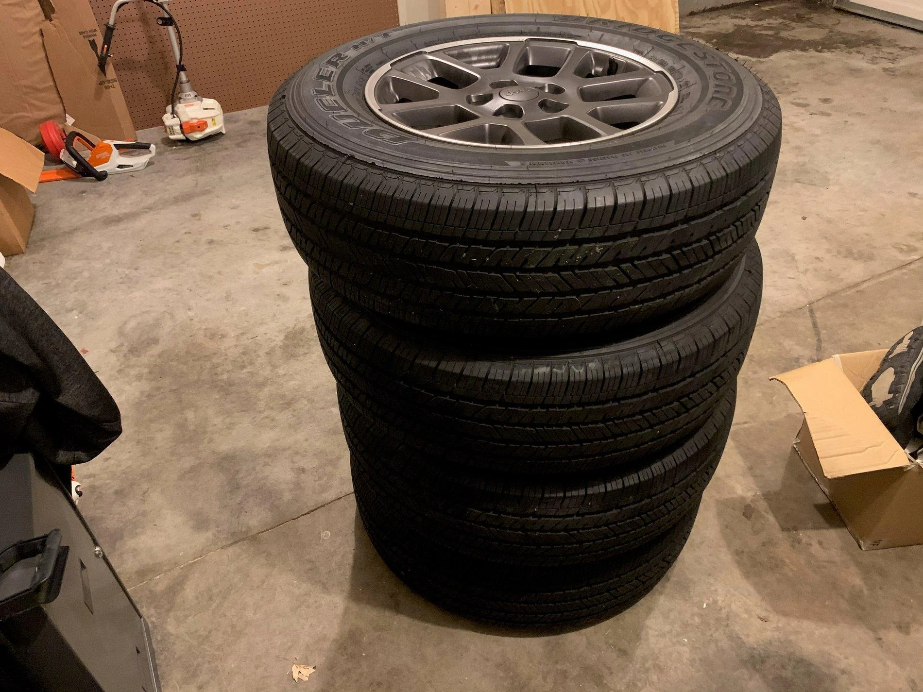 Jeep Gladiator Overland Wheels and Tires $400 OEM OVERLAND 1