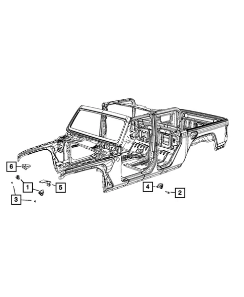 Jeep Gladiator Air Bag Sensor Location? 4a4ba4f5b1979e4cf14568698fcc4fc3