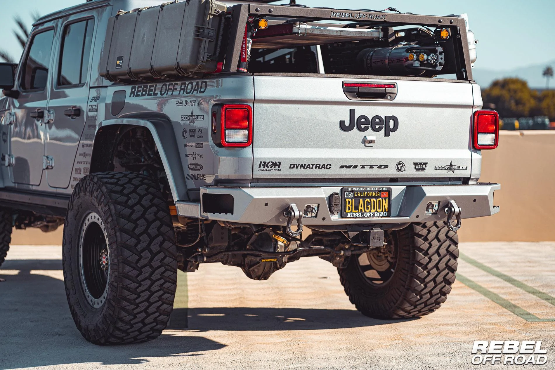 Jeep Gladiator Summit Series Rear Bumper For Jeep Gladiator - Rebel Off Road ROR-05087