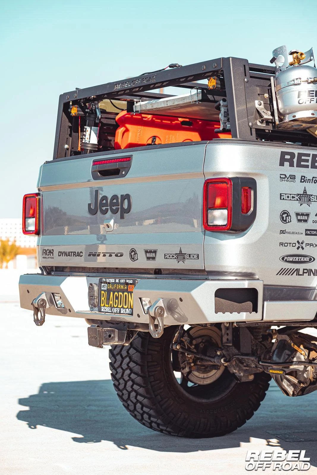 Jeep Gladiator Summit Series Rear Bumper For Jeep Gladiator - Rebel Off Road ROR-05124