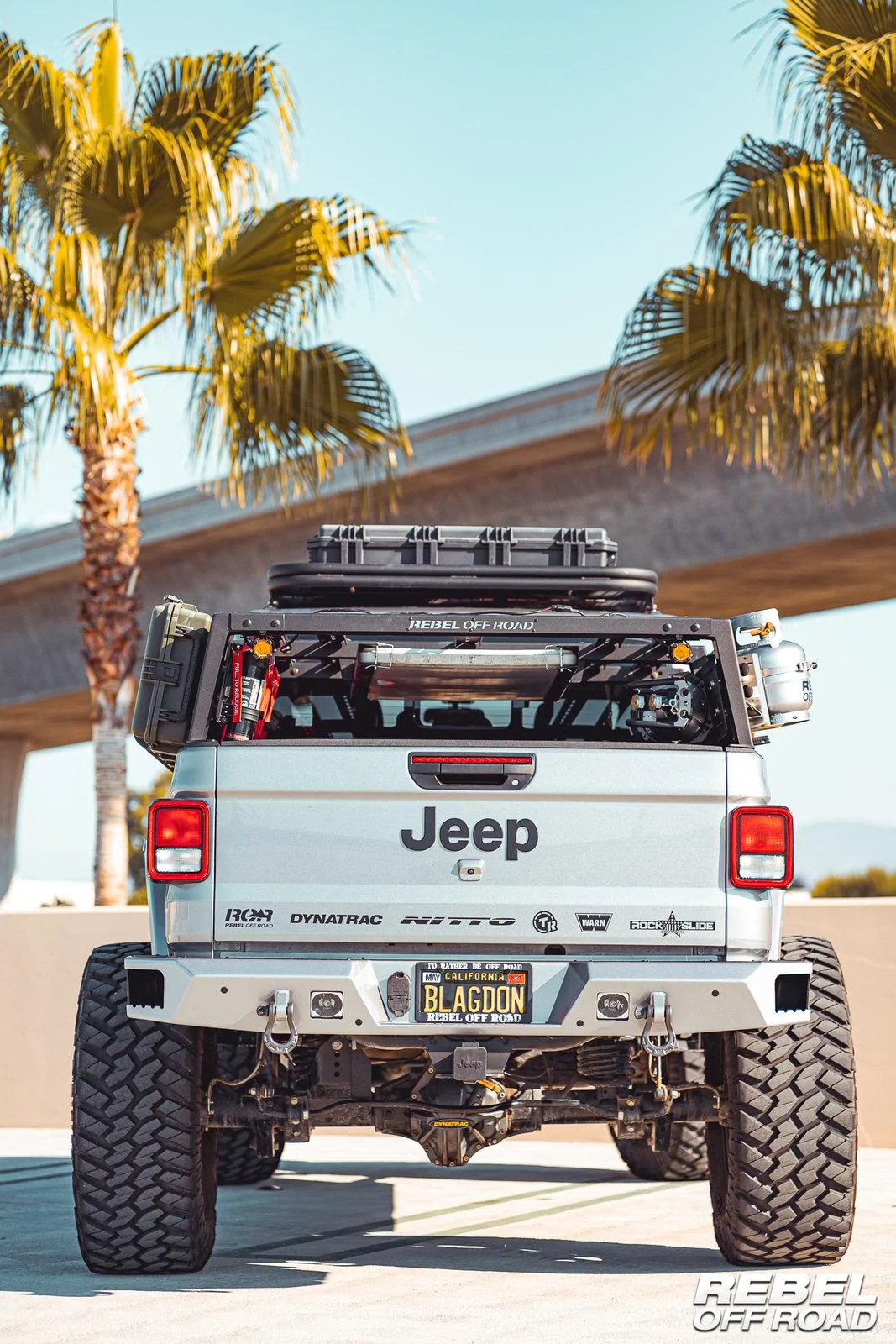 Jeep Gladiator Summit Series Rear Bumper For Jeep Gladiator - Rebel Off Road ROR-05152