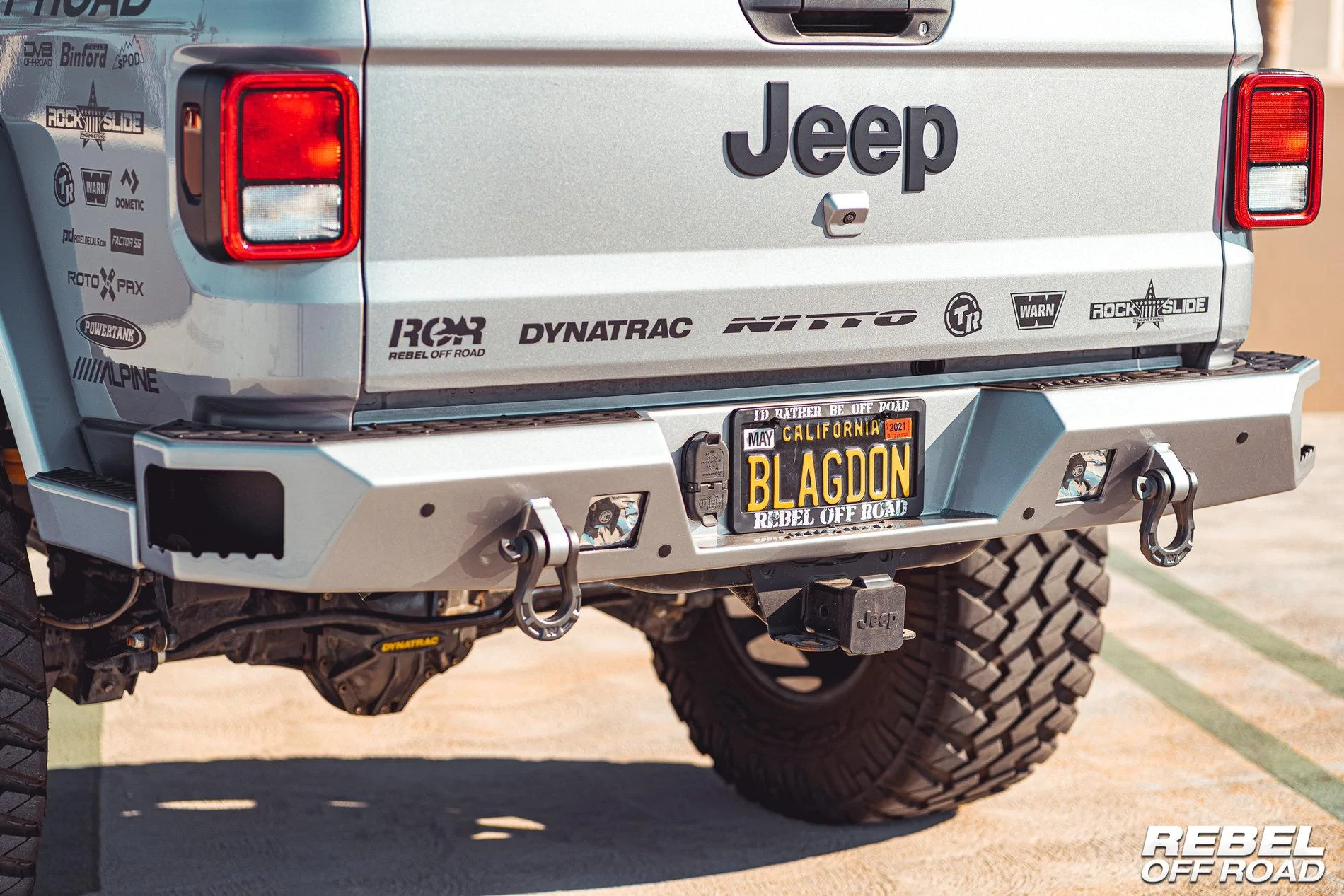 Jeep Gladiator Summit Series Rear Bumper For Jeep Gladiator - Rebel Off Road ROR-05158