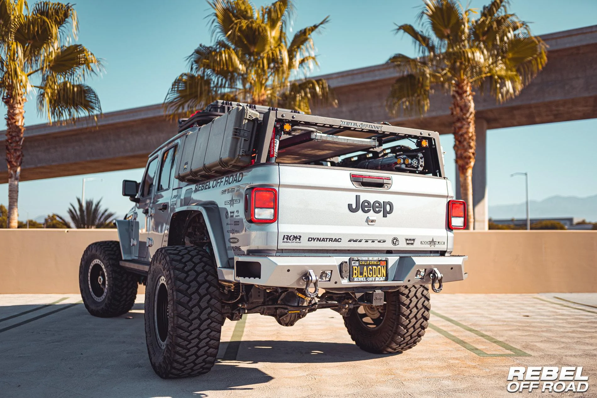 Jeep Gladiator Summit Series Rear Bumper For Jeep Gladiator - Rebel Off Road ROR-05227