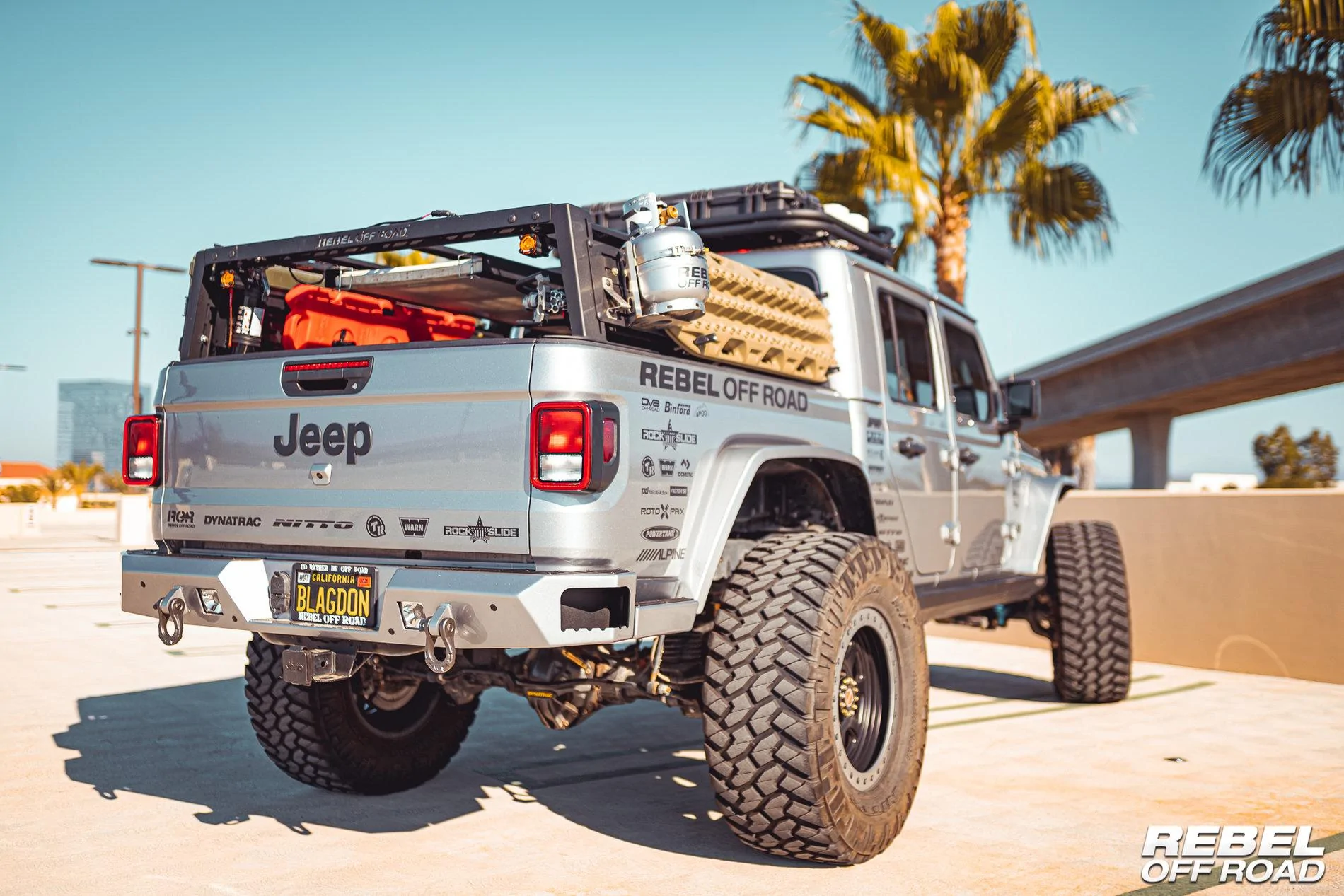 Jeep Gladiator Summit Series Rear Bumper For Jeep Gladiator - Rebel Off Road ROR-05230