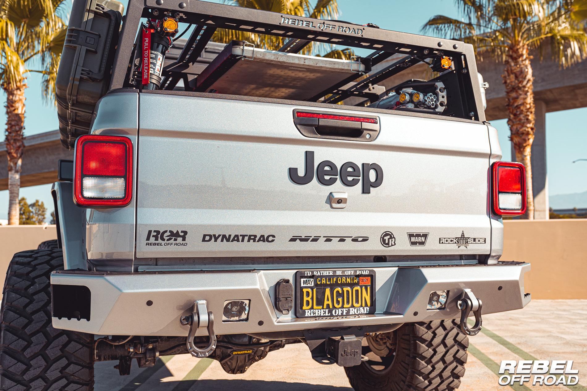 Jeep Gladiator Summit Series Rear Bumper For Jeep Gladiator - Rebel Off Road ROR-05247