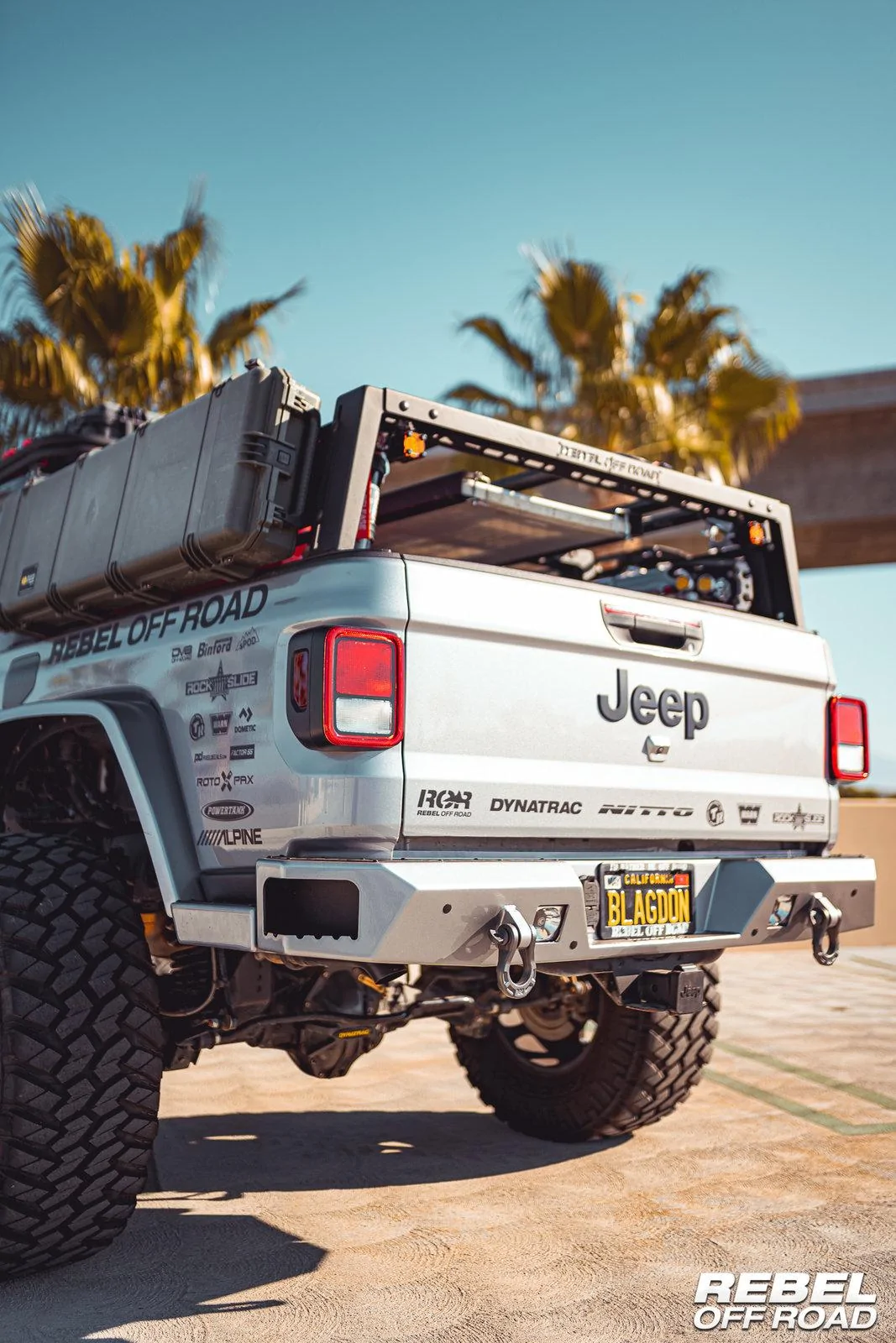 Jeep Gladiator Summit Series Rear Bumper For Jeep Gladiator - Rebel Off Road ROR-05267