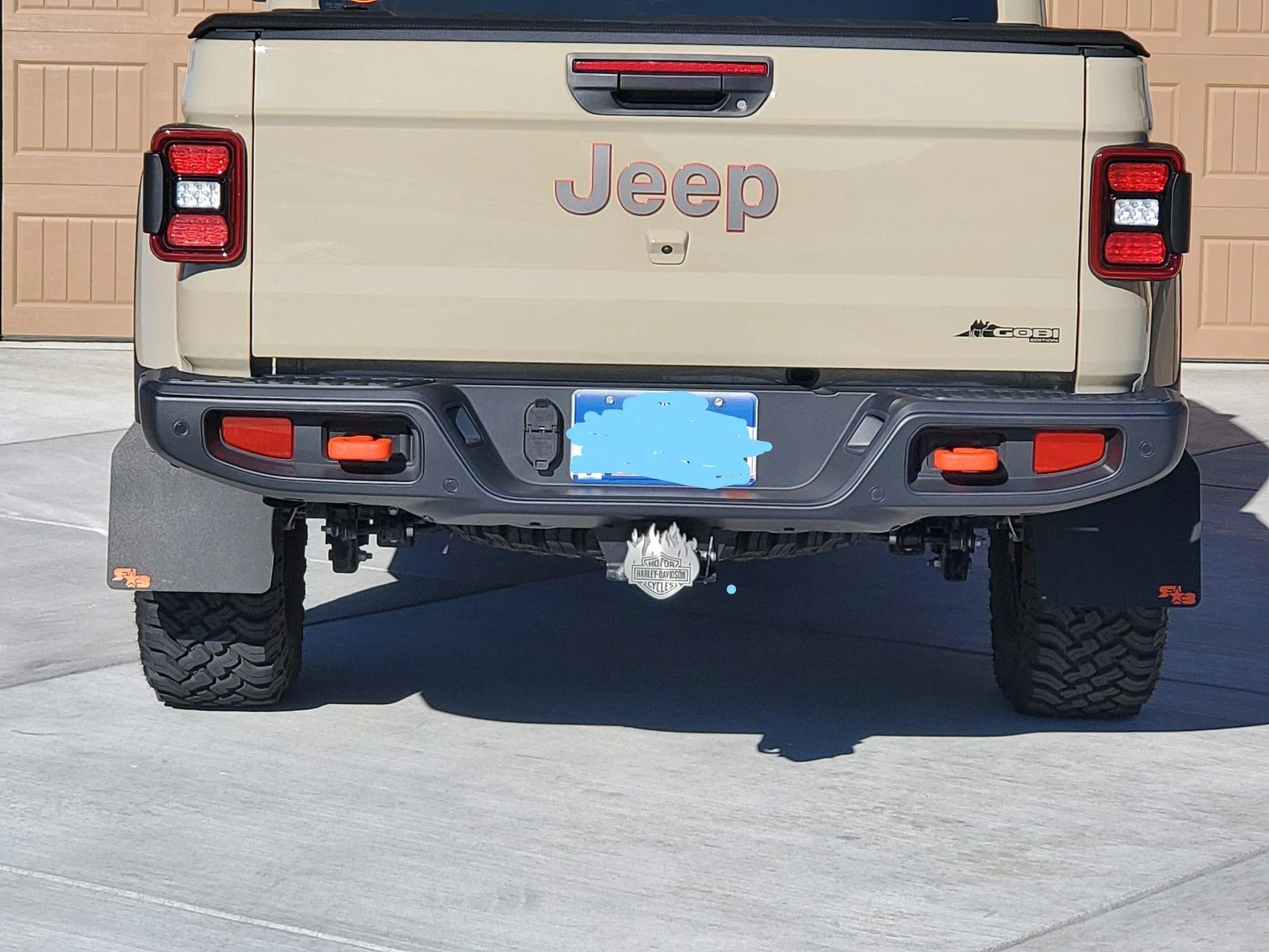 Jeep Gladiator Mud Flaps on the Gladiator Flap Pic 5