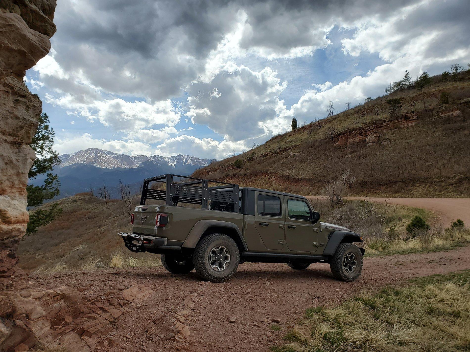 Jeep Gladiator Rebel Offroad XPLOR - Full Height Bed Rack - $850 20200503_155511