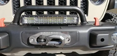 Jeep Gladiator Installed steel bumper on Mojave 113921-bd3fcb5cc2efbba73888e73e6f260d06