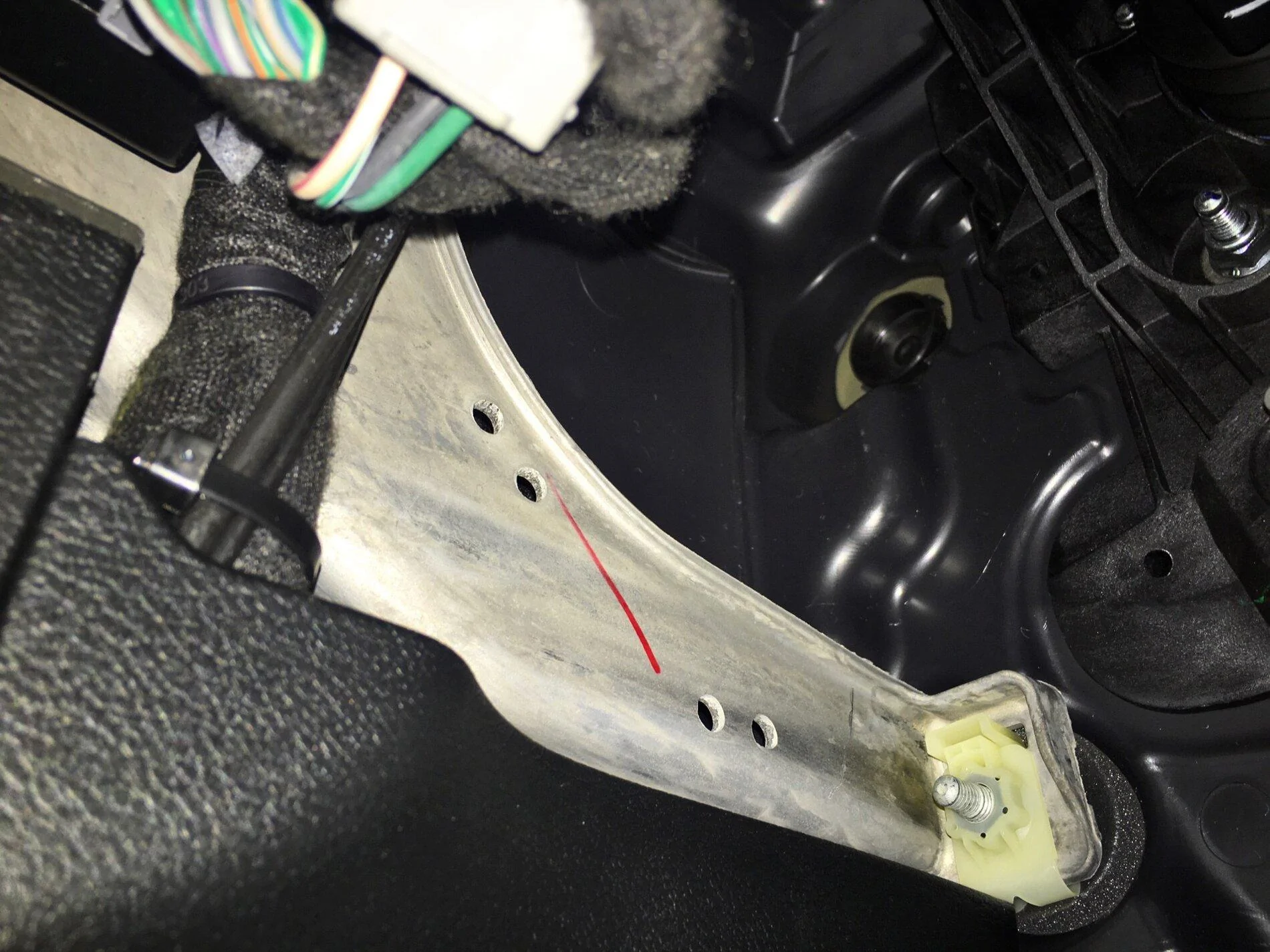Jeep Gladiator Mopar Trailer Brake Controller for Jeep Gladiator Officially Released (Part # 82215652AB) frame looking forward from floor