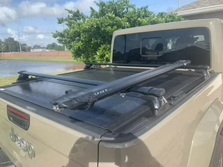 Jeep Gladiator Bed Rack / Tonneau Cover for Gladiator Rubicon tonneau cover with rails