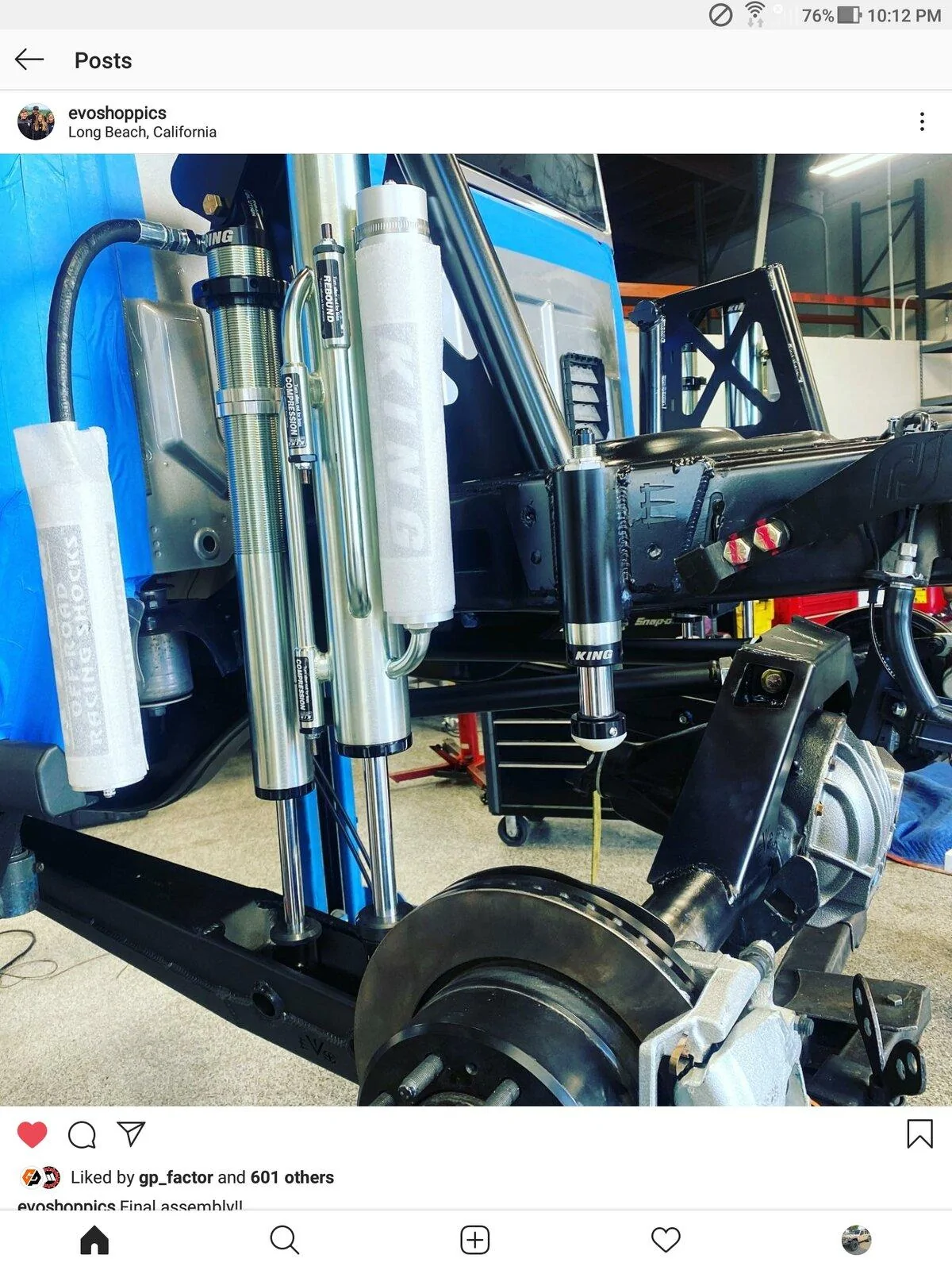 Jeep Gladiator EVO Mfg Long Trailing Arms Teaser on IG Screenshot_20201106-221247