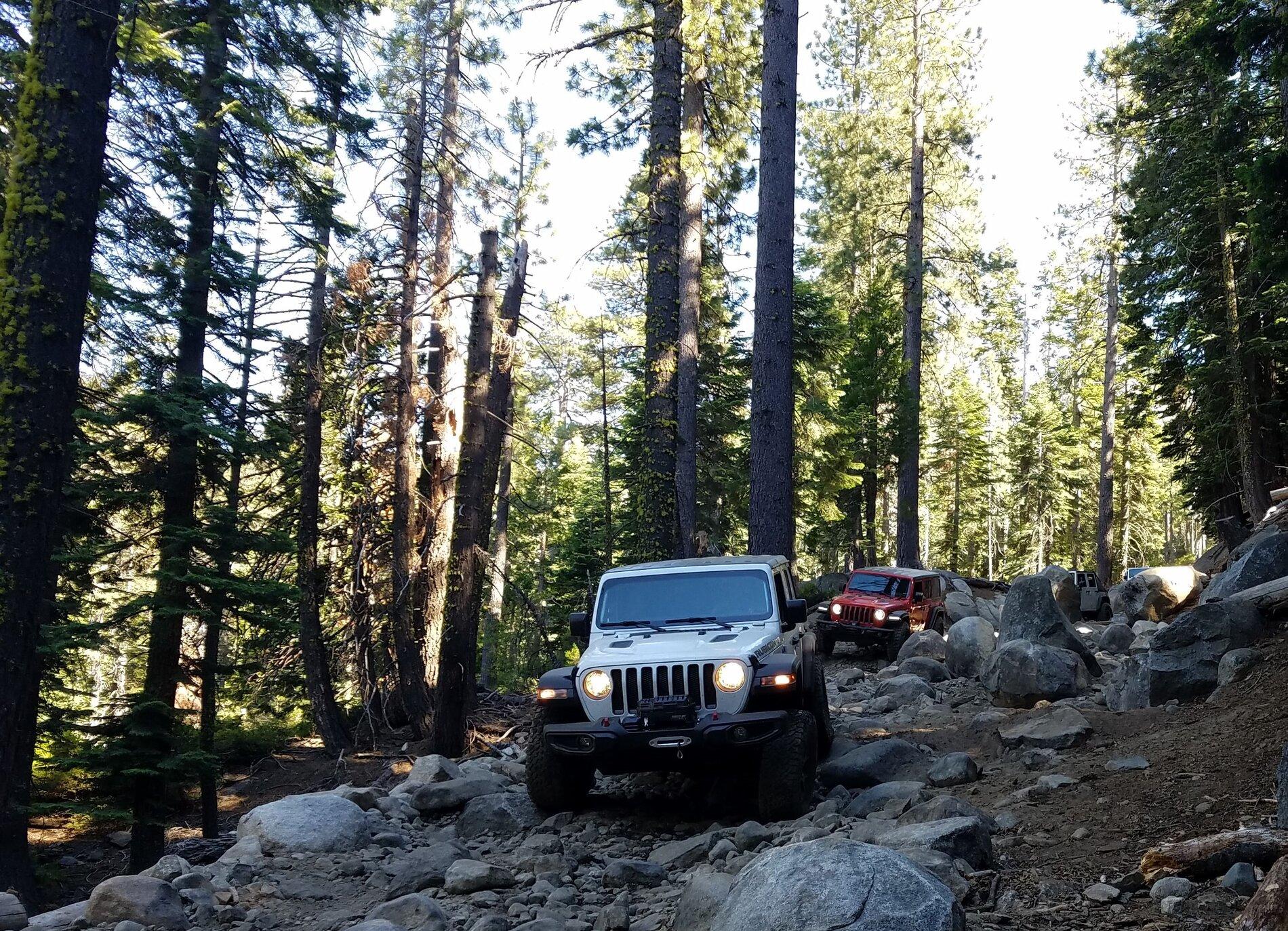 Jeep Gladiator wheelin with a spacer lift og&t2