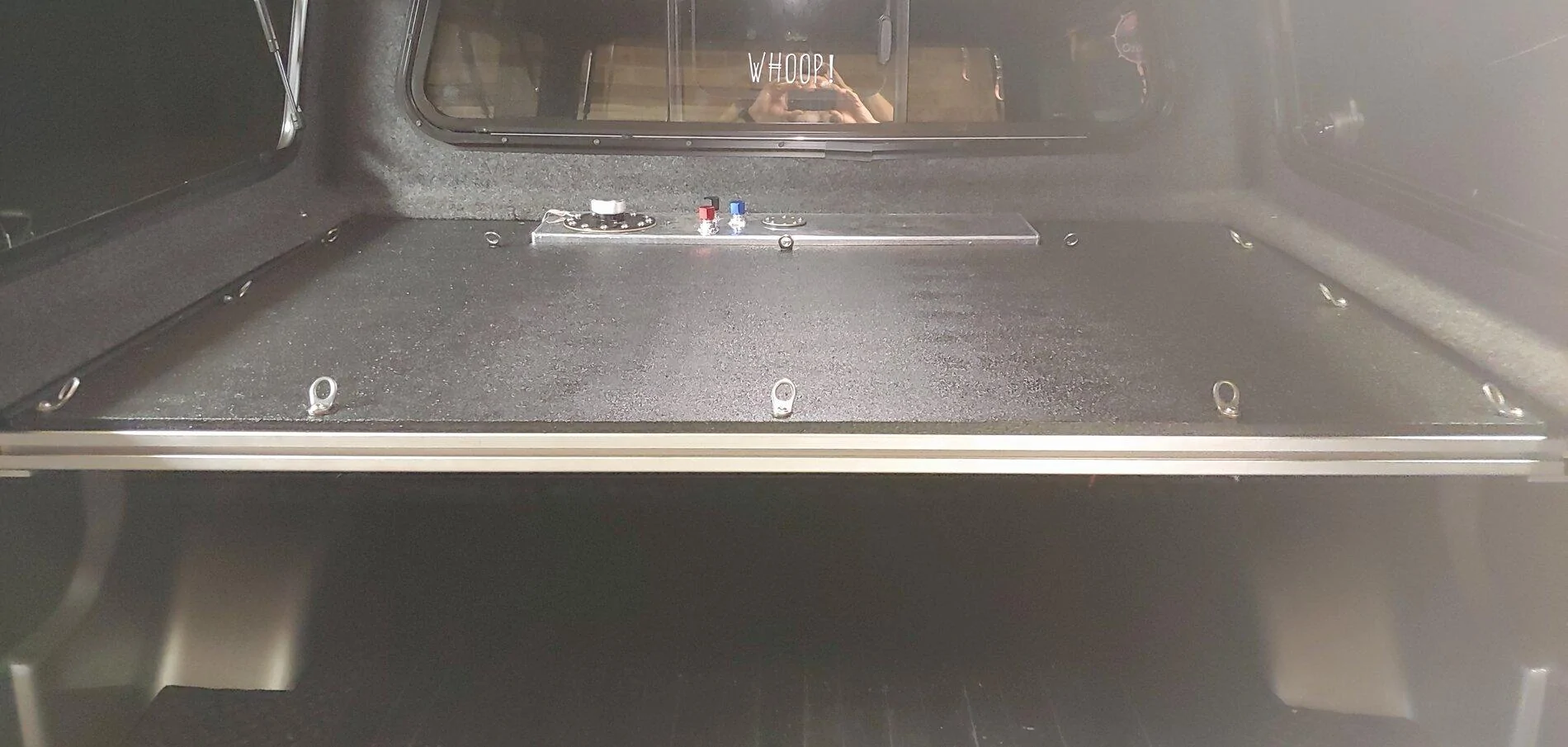 Jeep Gladiator A.R.E. topper with utility shelves 1107201930_HDR
