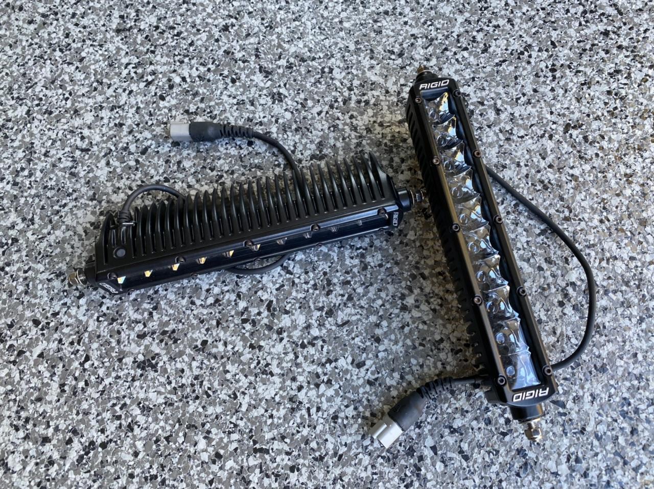 Jeep Gladiator Pair of Rigid SR 10” light bars like new 76E6C846-93FD-4D45-8126-7DA7DD53DDDD