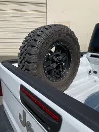 Jeep Gladiator Trail Rail System - anyone know of a rack setup that holds a spare tire? 32DBEA29-98A6-4A79-937B-3D62BD5D0BB3