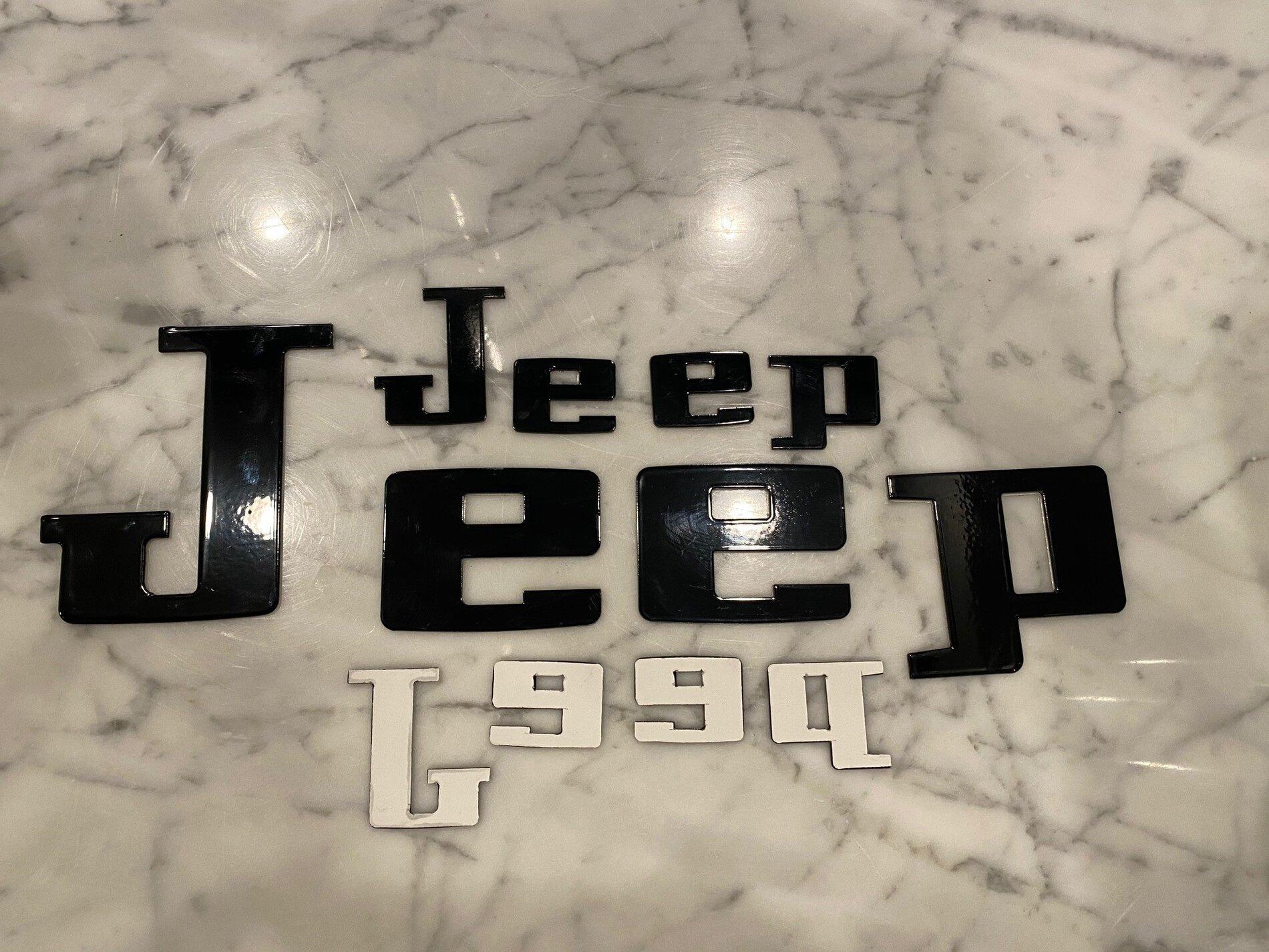 Jeep Gladiator HAUK TAILGATE GLADIATOR LETTERING 1