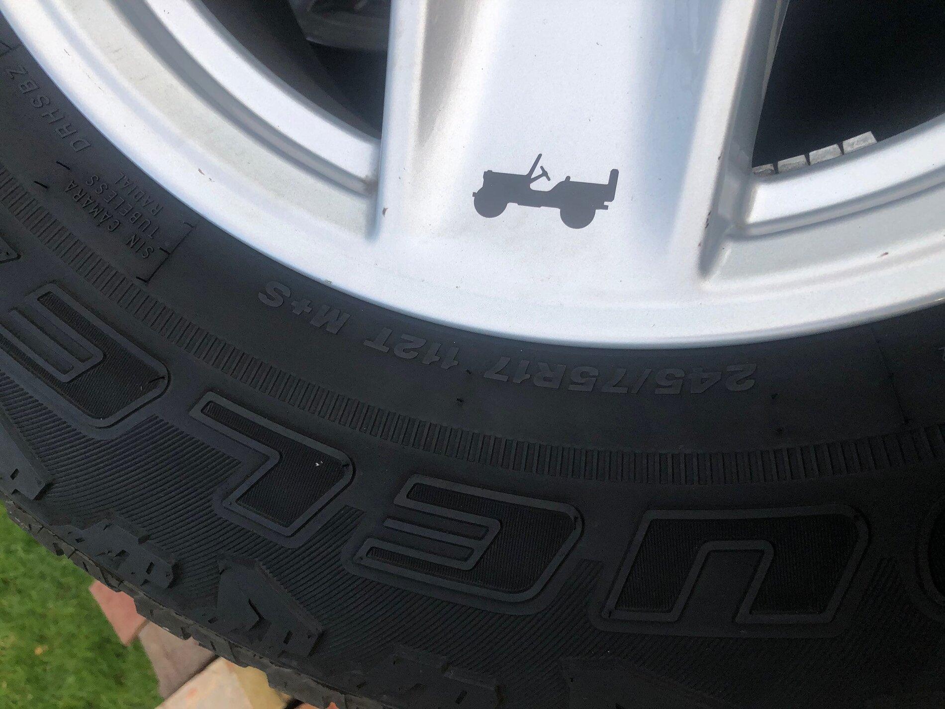 Jeep Gladiator Sport S Wheels / Tires / Lugs / TPMS Tires 2