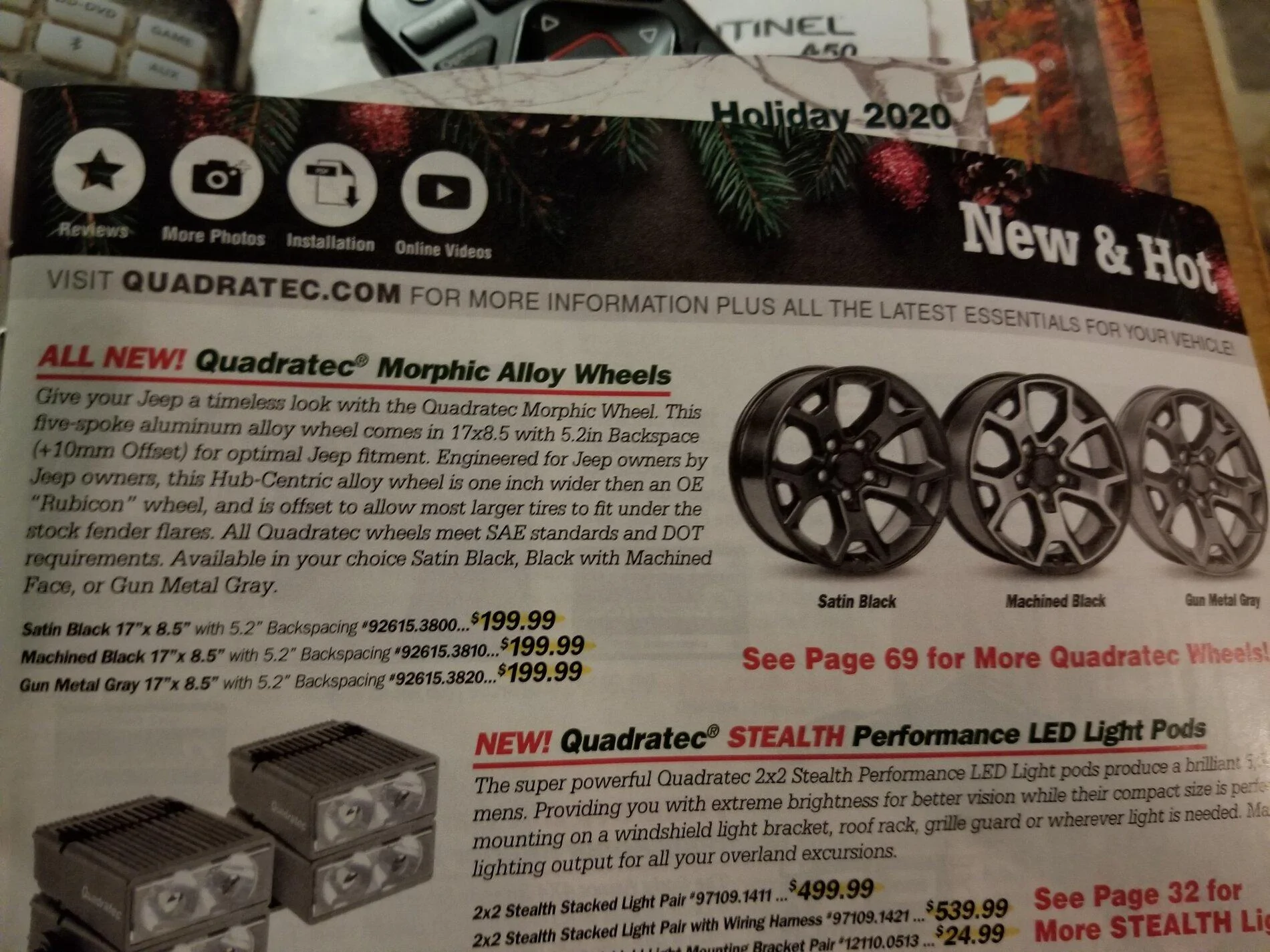 Jeep Gladiator New Quadratec Morphic Wheel in latest catalog, not yet on website 20201111_174706
