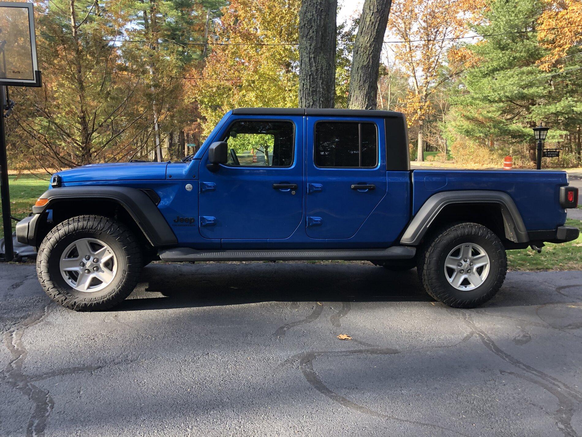 Jeep Gladiator Can i get some pics of 285/75R17s on stock Rubicon rims with 2 inch lift? BC54636E-E8B0-4119-B175-0CDBC11EF465