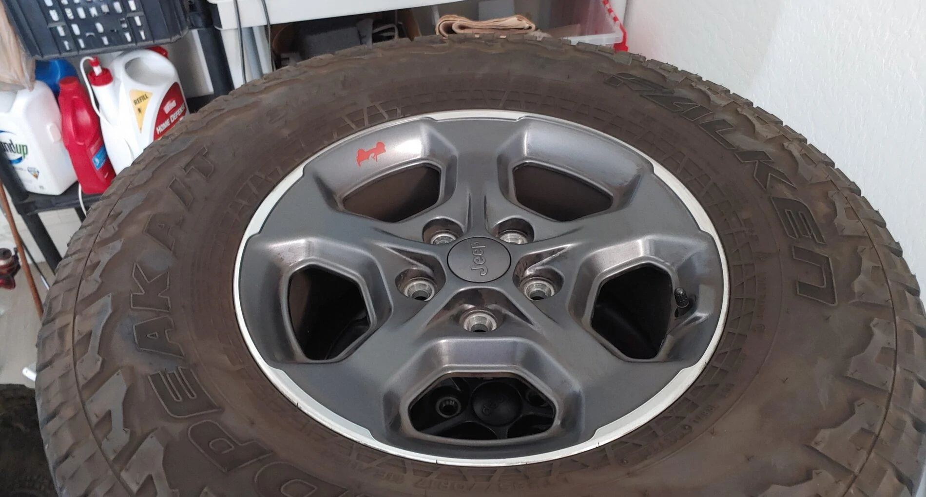 Jeep Gladiator 4 Rubicon Wheels and Tires plus spare. $800 20201112_131948~2[1564]