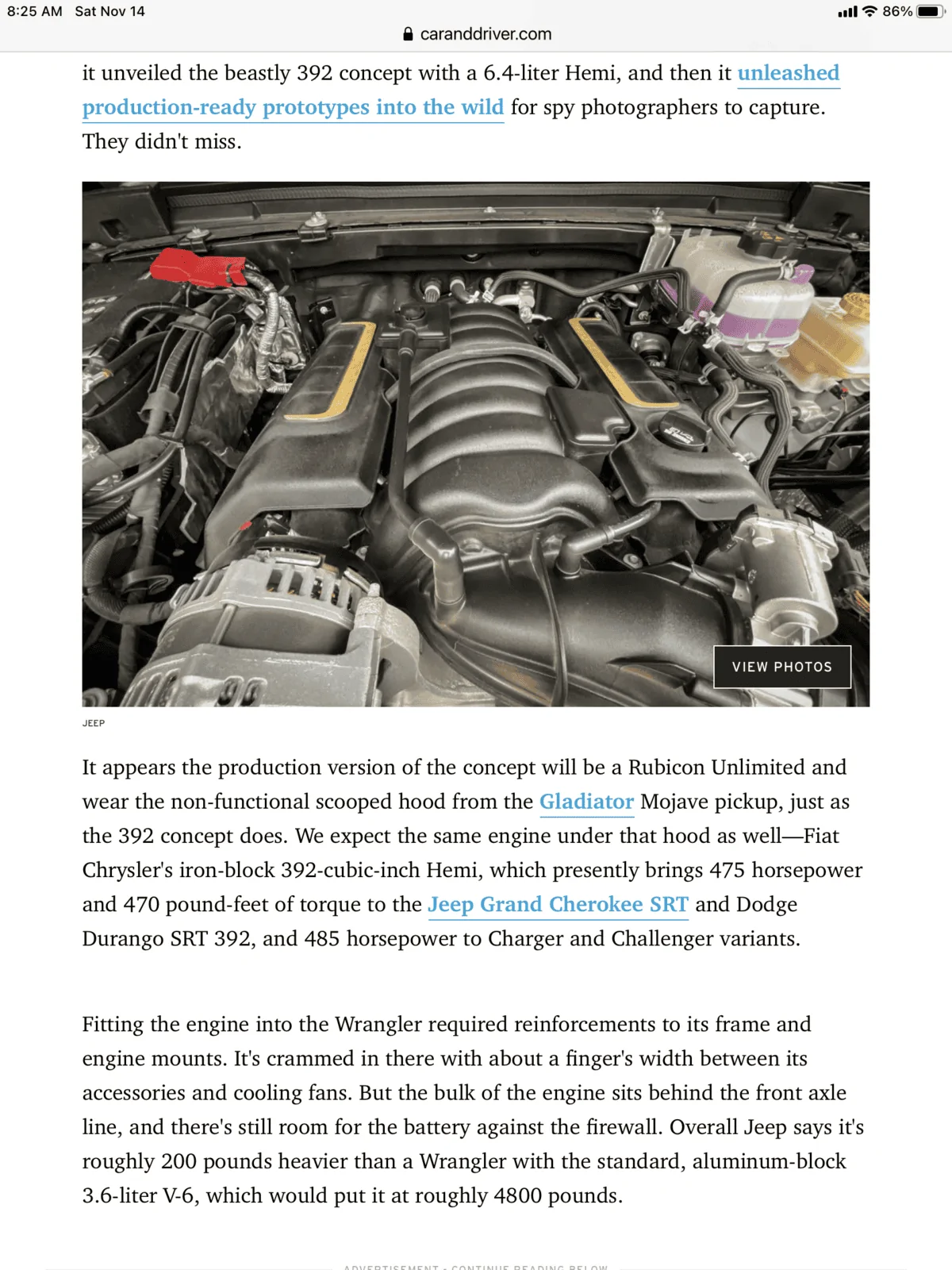Jeep Gladiator Official Reveal: Jeep Wrangler Rubicon 392 V8 Hemi F73DA1F3-71FF-45B9-A70B-60A927664CD3