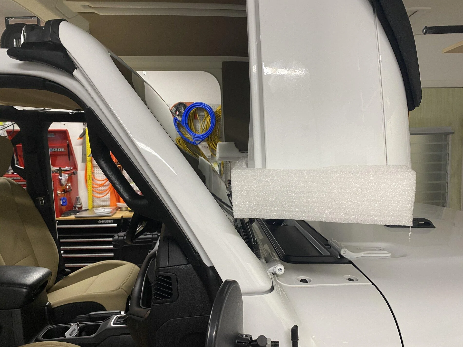 Jeep Gladiator My door and top storage DIY solutions.... cart and hoist. ABD3EC96-554E-497B-AB0E-0E8A125D3653