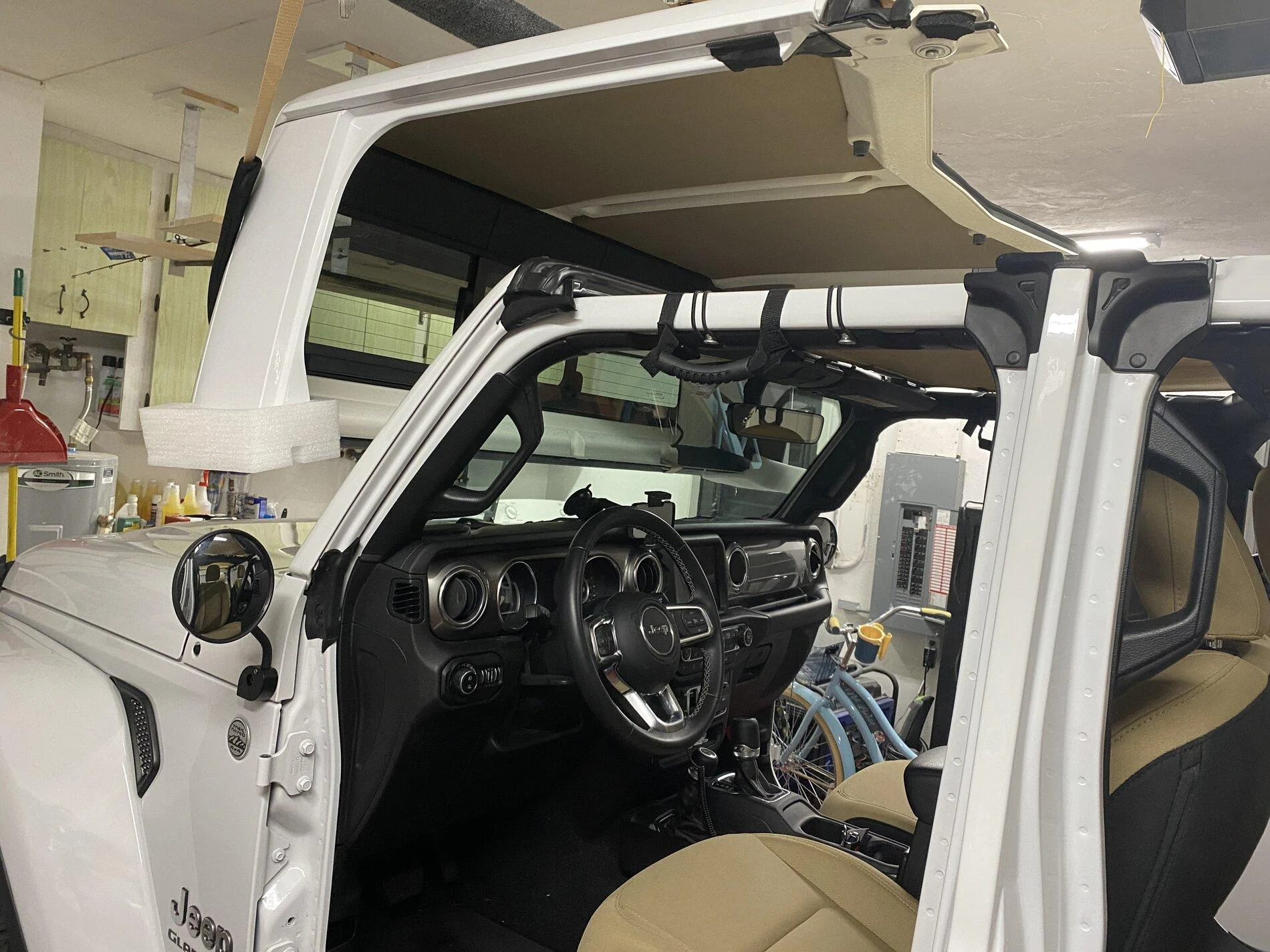 Jeep Gladiator My door and top storage DIY solutions.... cart and hoist. 4CA60F76-A26E-41E4-B1EC-4DEBD8A1FC48