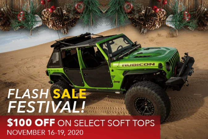 Jeep Gladiator Bestop’s Flash Sale Festival starts now!!! 1605543554055