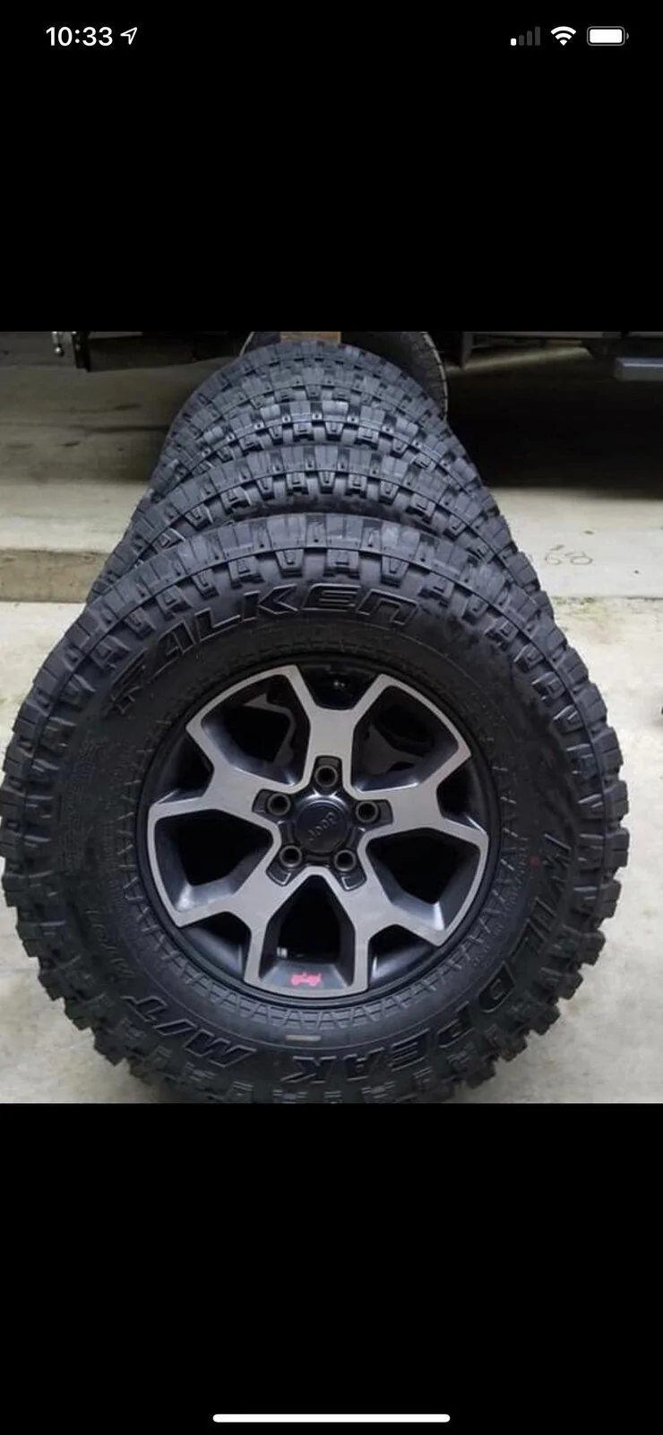 Jeep Gladiator What tires look aggressive but don’t ride much worse. 7B1E5510-C113-40FA-8BF5-AD7A82498B34