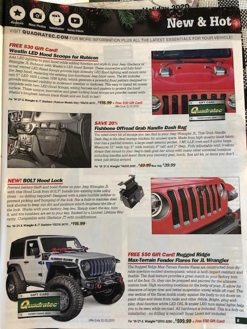 Jeep Gladiator Westin Hood Scoops for the Rubicon pic123 (2)