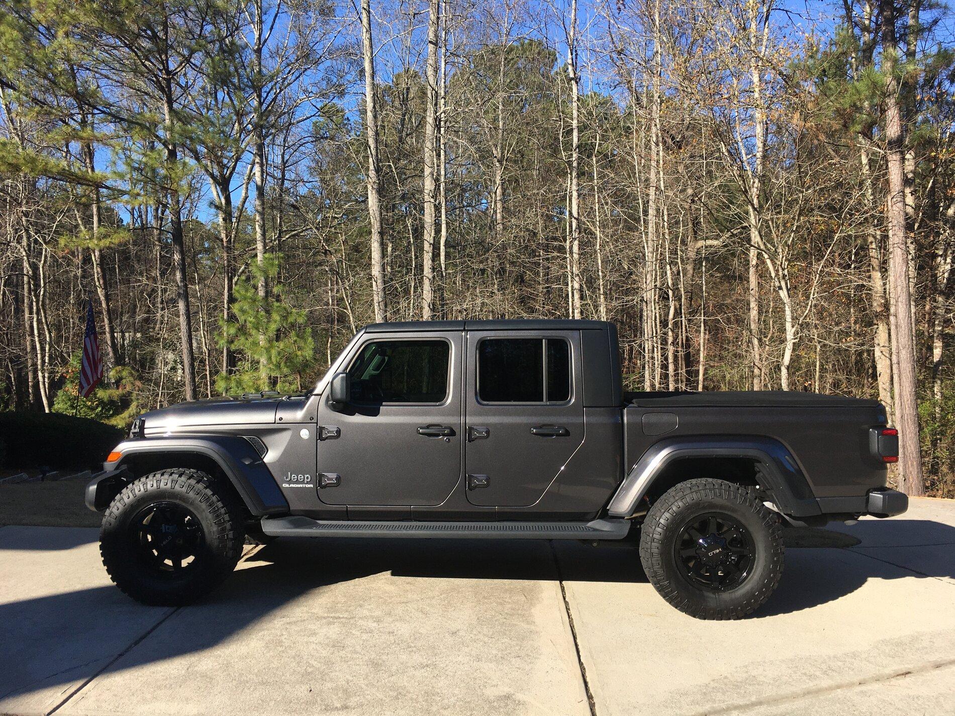 Jeep Gladiator What tires look aggressive but don’t ride much worse. C38E51D5-B358-4100-88E0-A74EEEC3B76A