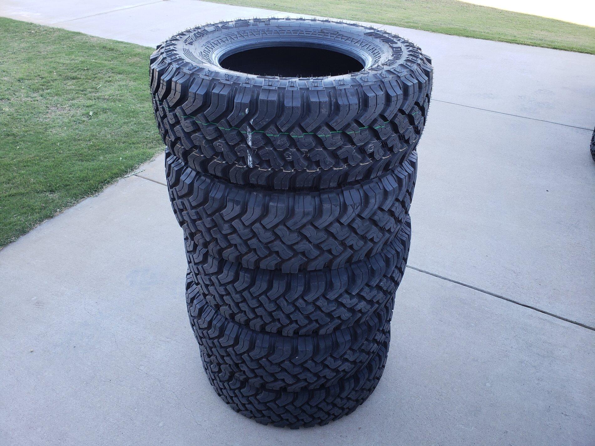 Jeep Gladiator Falken Wildpeak M/T01 Tires 285/70R17 (no wheels) 20201117_160131