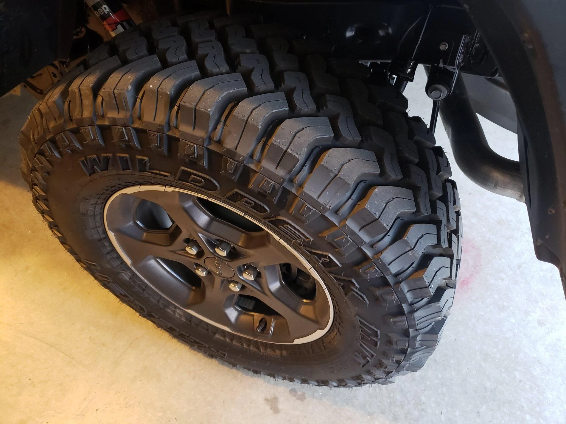 Jeep Gladiator Rubicon Granite Crystal 17" Wheels (no tires) 20201110_172955
