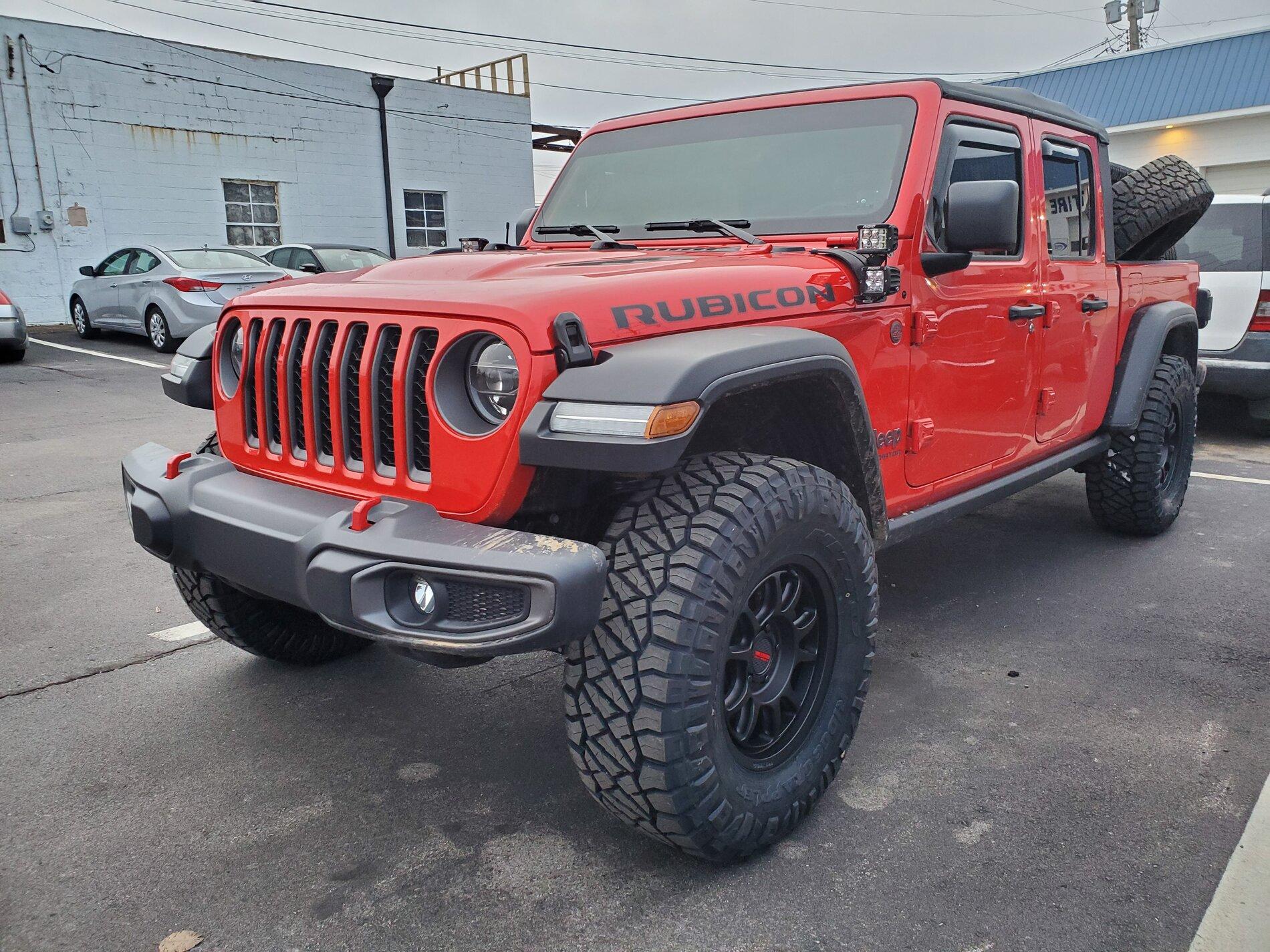 Jeep Gladiator Rigid Cowl Light Mounts 20200122_164954