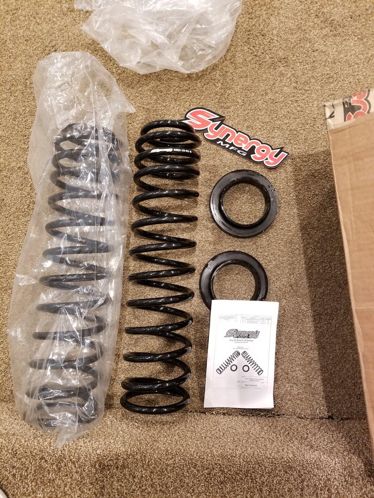 Jeep Gladiator Synergy 1" lift front springs 20201112_075716